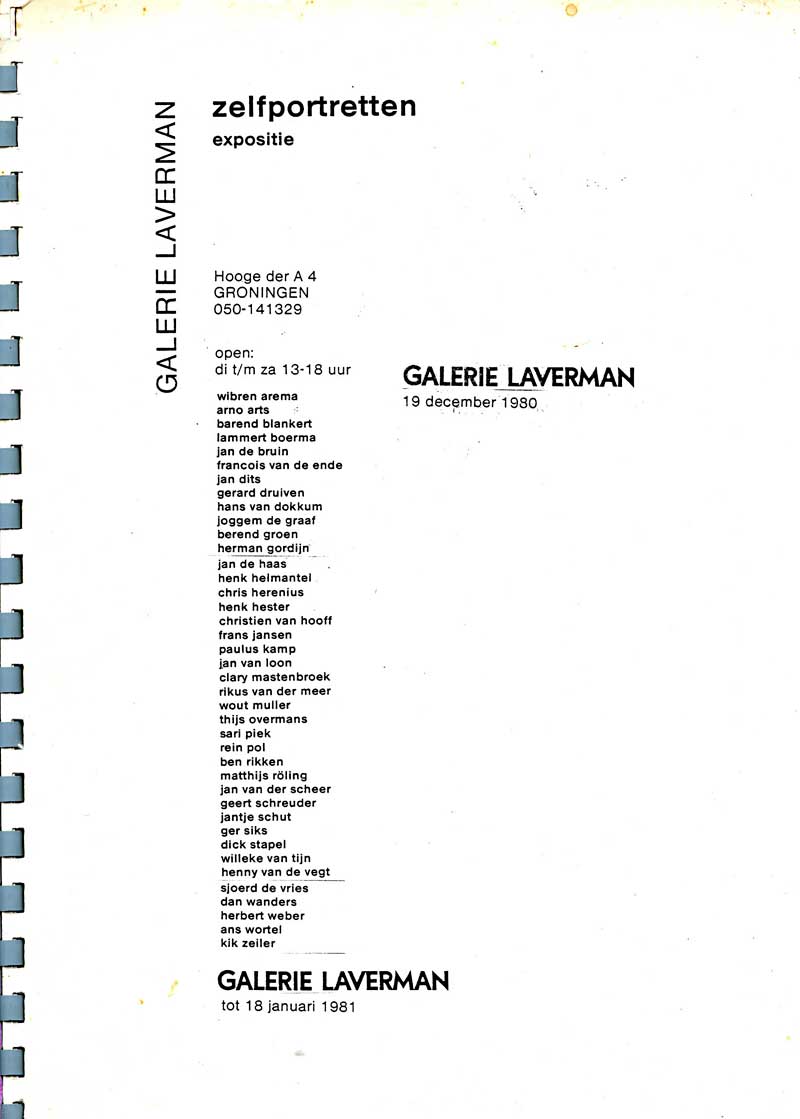 1981 Galerie Laverman