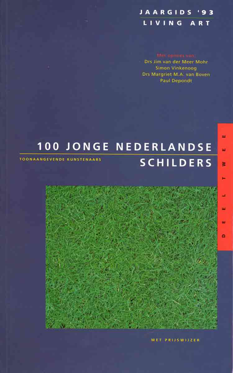 1993 Jaargids Living Art 100 Jonge Nederlandse Schilders Living Art omslag
