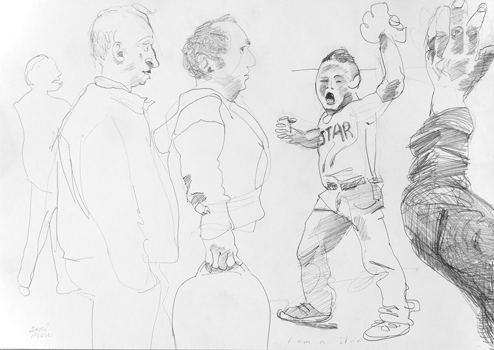saripiek-2015-'...I-am-a-star-potloodtekening